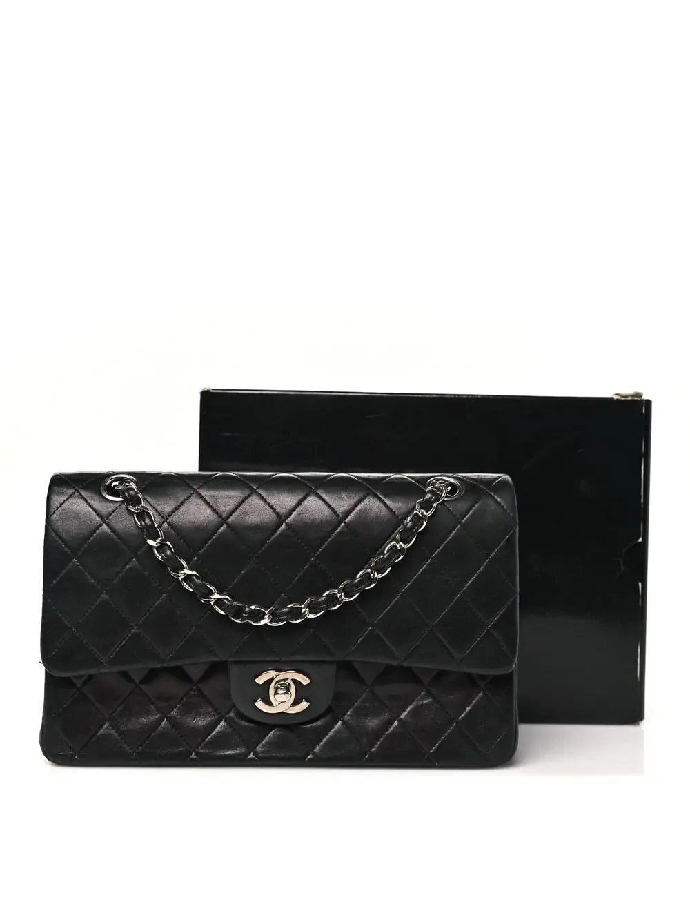 Chanel Lambskin Quilted Medium Double #341073C55B
